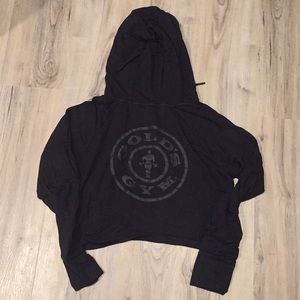 Gymshark golds gym crop hoodie